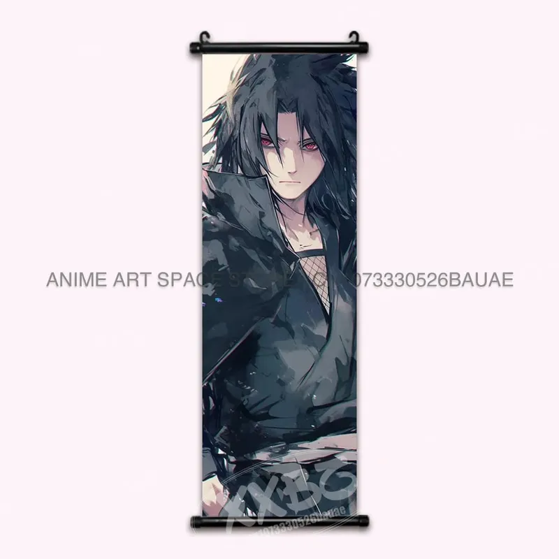 Anime Naruto Hanging Painting Hatake Kakashi Wall Art Scrolls Picture Uchiha Sasuke Home Decor Canvas Poster Haruno Sakura Mural — image 27