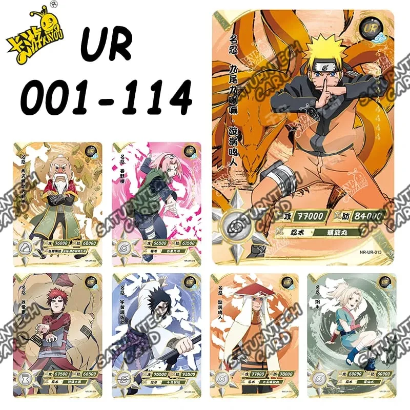 Naruto Card Set Full Series SE BP NR CR PR GP CP SP MR PR SLR OR AR UR ZR Cards Sasuke Anime Collection Card Toy Gift — image 3
