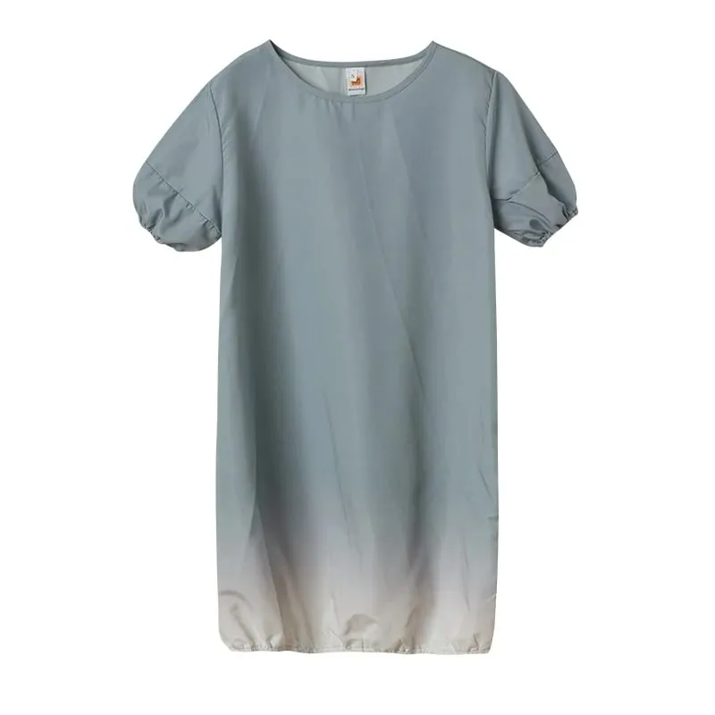 2024 European and American Cross-border New Product Oversized Women's Clothing New Casual Gradient Dress