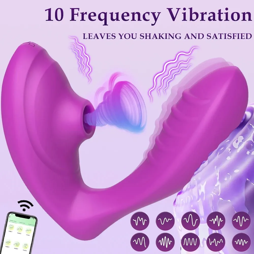 Sání vagíny Nositelné vibrátory Dildo Stimulátor klitorisu Orální sex Sexuální hračky nasávání klitorisu pro ženy na masturbaci — image 4