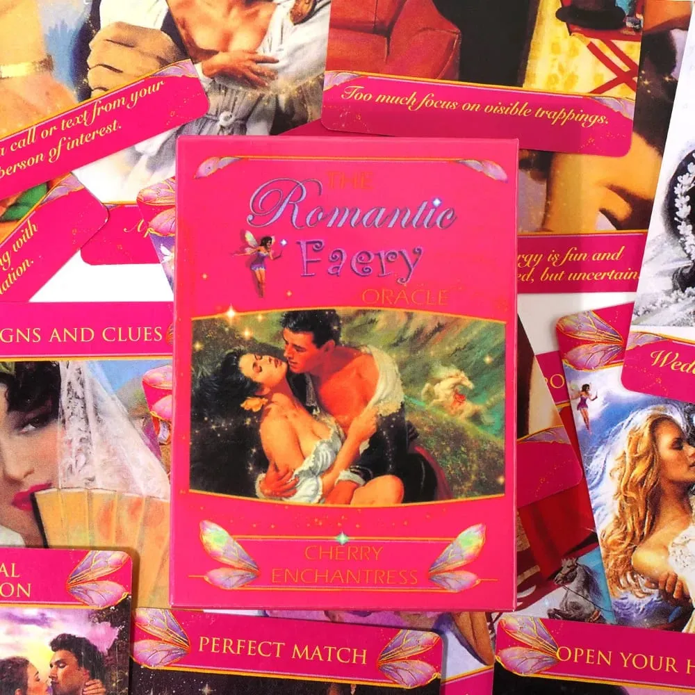 The Romantic Faery Oracle Cards Divination Deck English Versions Edition Tarot Board Playing Game For Party — image 1