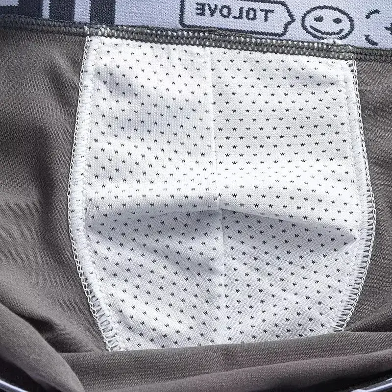 1/4 pièces sous-vêtements pour hommes Boxer en coton sous-vêtements pour hommes Boxer pantalon respirant U convexe sous-vêtements pour hommes Sexy grande taille — image 9