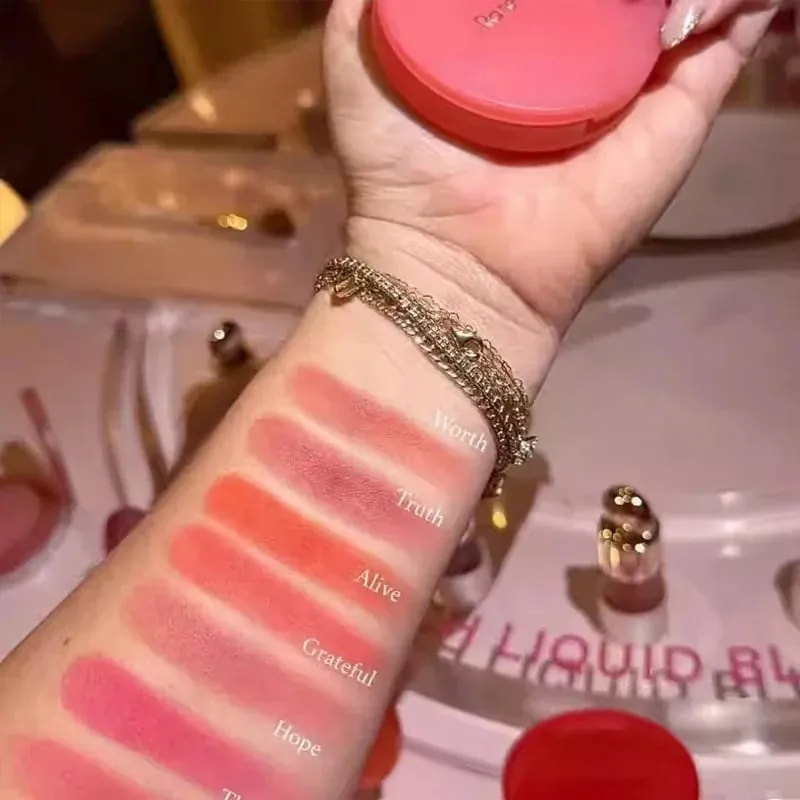 Rare Beauty Powder Blusher Makeup Set New Matte Blush Easy To Apply Liquid Powder Blusher Lasting Hydration Blusher Cosmetics — image 5