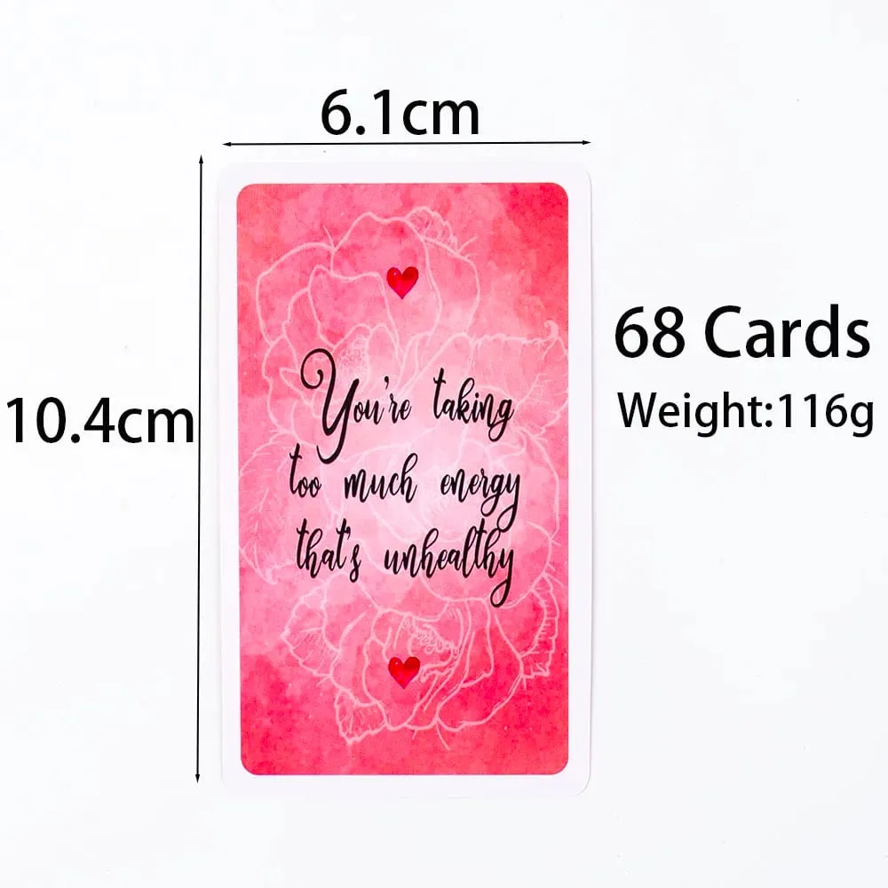Spirit Secret Messages 68Pcs English Version Oracle Divination Fate Game Deck Tarot Table Board Games Playing Card 10.4x6.1cm — image 4