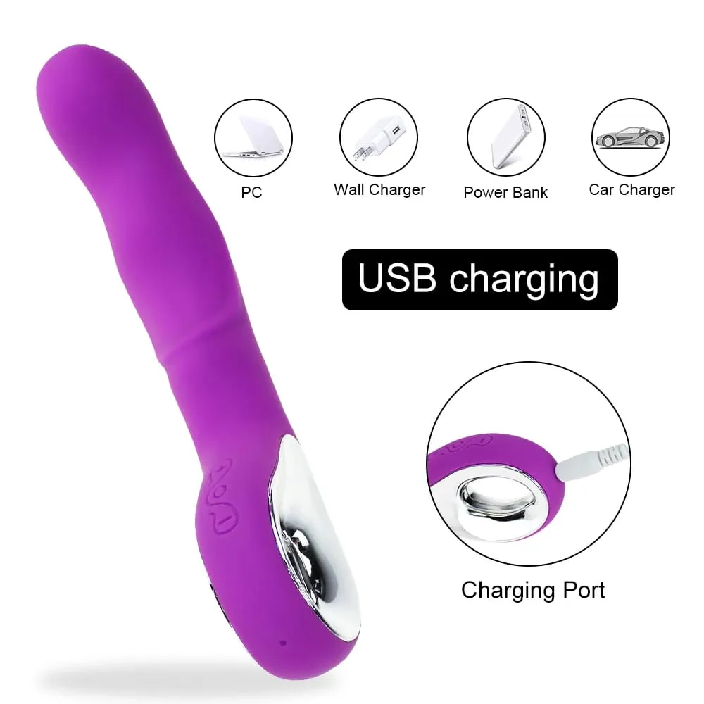 G-spot-dildo-vibrator G-spot-vaginale stimulator Clitoris Kut-stimulator Waterdicht toverstaf Oplaadbaar seksspeeltje voor vrouwen — image 5