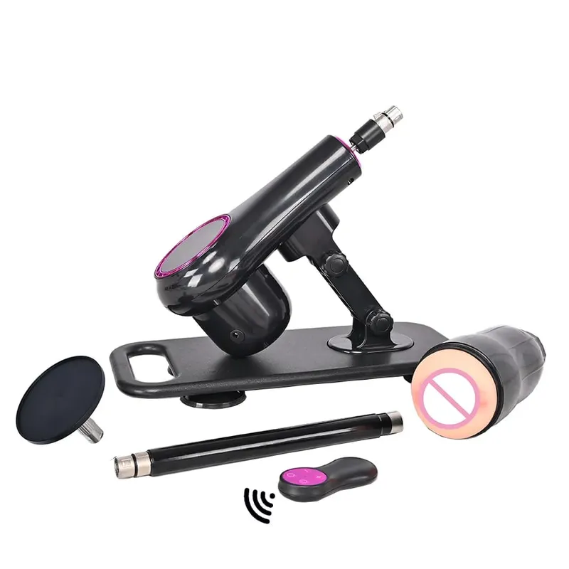 sex machine thrusting love machine automatic telescopic vibrator with Different Dildo Attachments Toys Sex toys — image 11