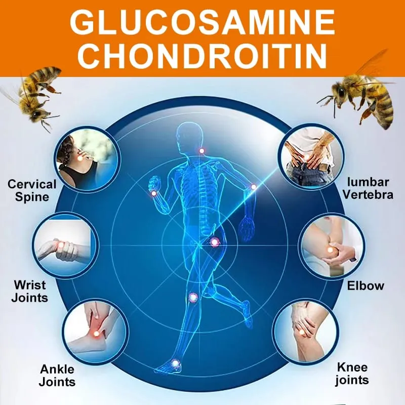 Glucosamine 1500 mg Chondroitin 1200 mg Extra Strength Capsules Joint Support Antioxidant Immune Support Supplement for Adults — image 5