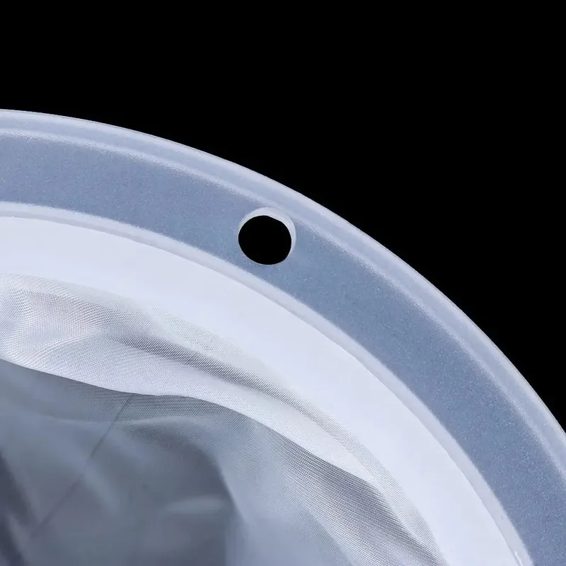 13/15CM 100-450 mesh nylon szűrő, rozsdamentes acél tölcsér és gyümölcstej hagyományos kínai orvoslás olaj fehérbor forralt víz