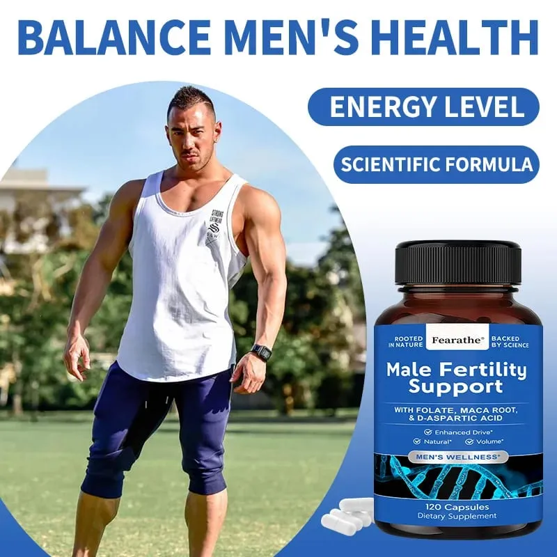 Preconception Male Fertility Supplement - Helps with Energy Levels Strength Vitamins and Minerals — image 3