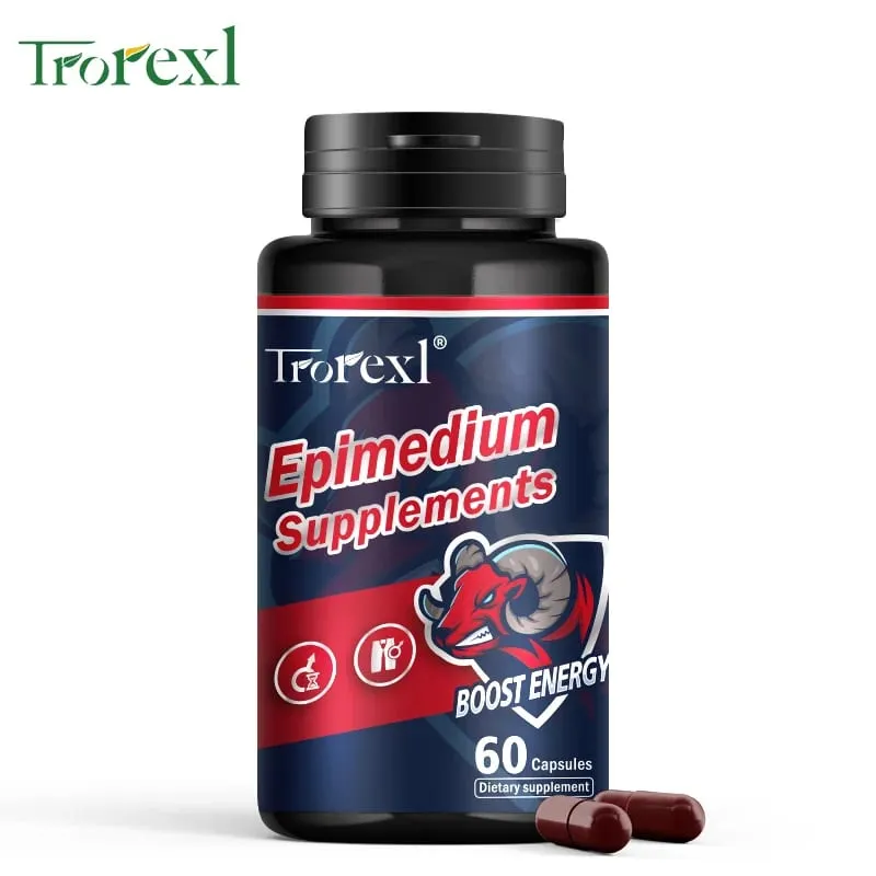 Natural Epimedium Capsules Enhance Endurance Supplement : Boost potency & Morning Power (Men's Health Secret)