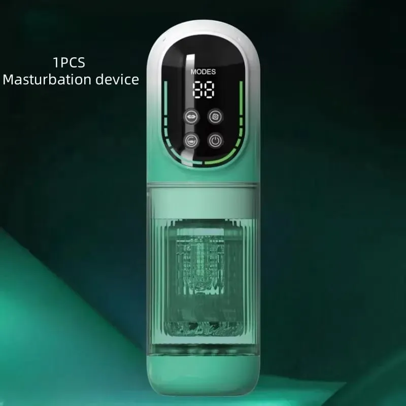 New LCD Automatic Rotation Male Masturbator Sucking Licking 6s Vacuum Penis Pump Water SPA Real Pocket Pussy Sex Toys For Men 18 — image 8