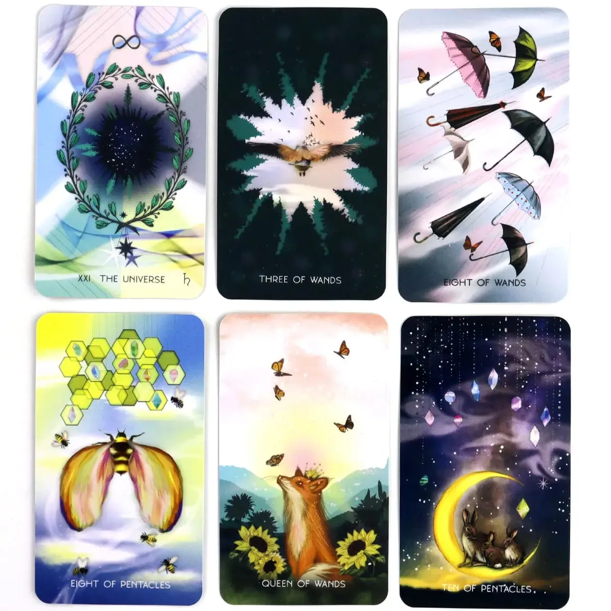 The Meraki Tarot εμπνευσμένο από τη μαγεία της φύσης Ζώο 79 τμχ Κάρτες με βάση το Rider Waite System Divination Deck Επιτραπέζιο παιχνίδι — image 5