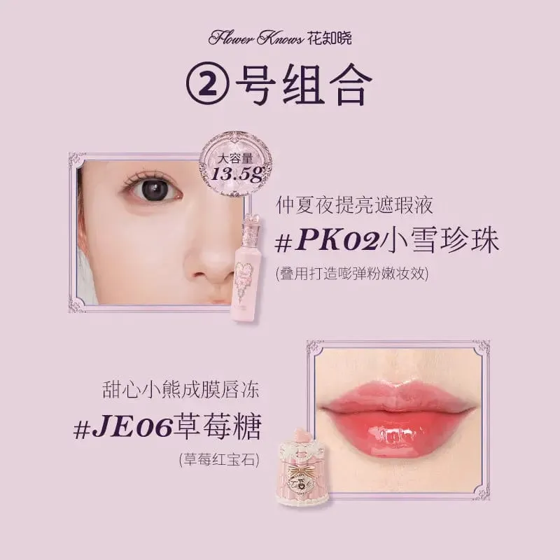 Flower Knows Concealer Lip Glaze Duo Brightening Concealer & Glossy Lip Lacquer 2-Piece Set for Flawless Base & Juicy Lips — image 9