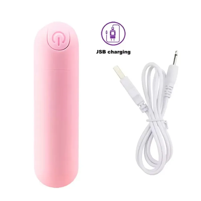 Powerful Mini Bullet Vibrator Dildo Stimulate Vagina Sex Products for Couples Strong Shock G Spot Female Masturbator for 18+