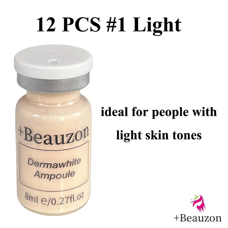 8ml BB Cream Asid Hyaluronik Serum Cahaya Muka Ampul Pati Peptida Alas Pelembap Penjagaan Peremajaan Kulit Beauzon — image 11