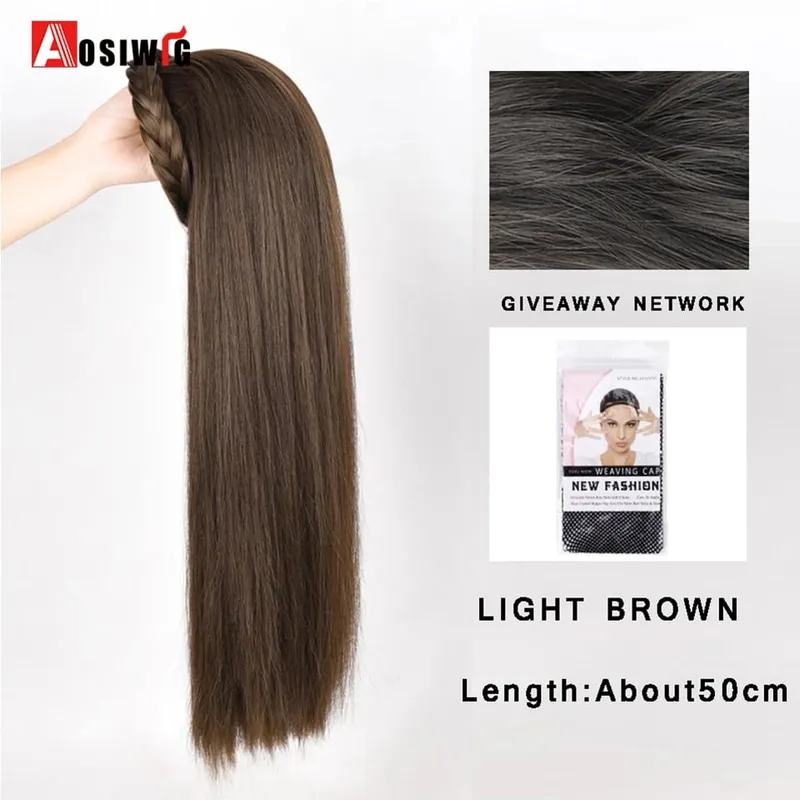 Synthetic Long Curly Half Head Style Wig Heat Resistant Hair Costume Christmas Party Cosplay Natural False Hairpieces — image 28