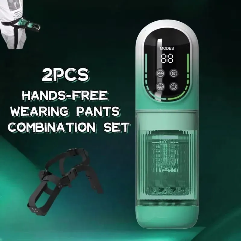 New LCD Automatic Rotation Male Masturbator Sucking Licking 6s Vacuum Penis Pump Water SPA Real Pocket Pussy Sex Toys For Men 18 — image 9