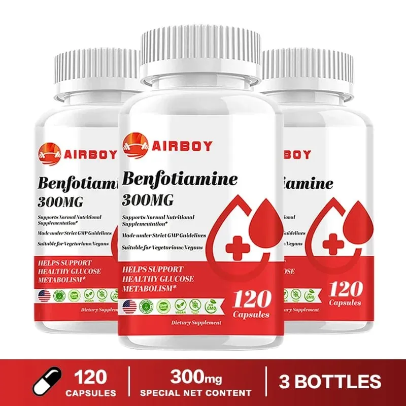 Benfotiamine - Helps Maintain Healthy Glucose Metabolism and Supports Nervous System HealthSupplements