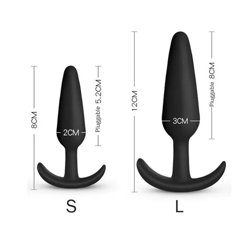 Palam Dubur Bentuk T 3 Saiz Perangsang Palam Punggung Silikon Lembut Mainan Seks Dubur Pengurut Prostat Dildo untuk Wanita Lelaki Mainan Seks Dewasa — image 12