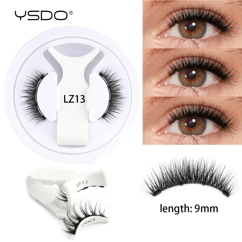 Magnetic Eyelashes Reusable Winged Magnetic 3D Mink Lashes Long-Lasting No Glue Needed False Eyelashes With Tweezer Makeup — image 18
