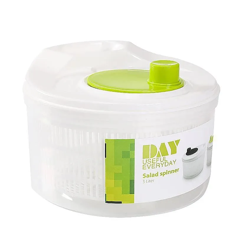Salad Spinner Dryer Vegetable Fruit Food Drain Basket Dehydrator Quick Washing Drying Manual Centrifuge Kitchen Household Tool