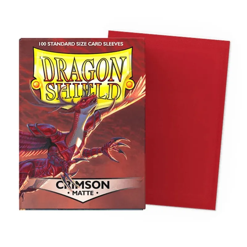 100 pièces/boîte 66x91mm taille Standard Demark Dragon Shield mat manchons de carte pour MTG/PKM/YGO/TCG cartes de jeu de société Slevees