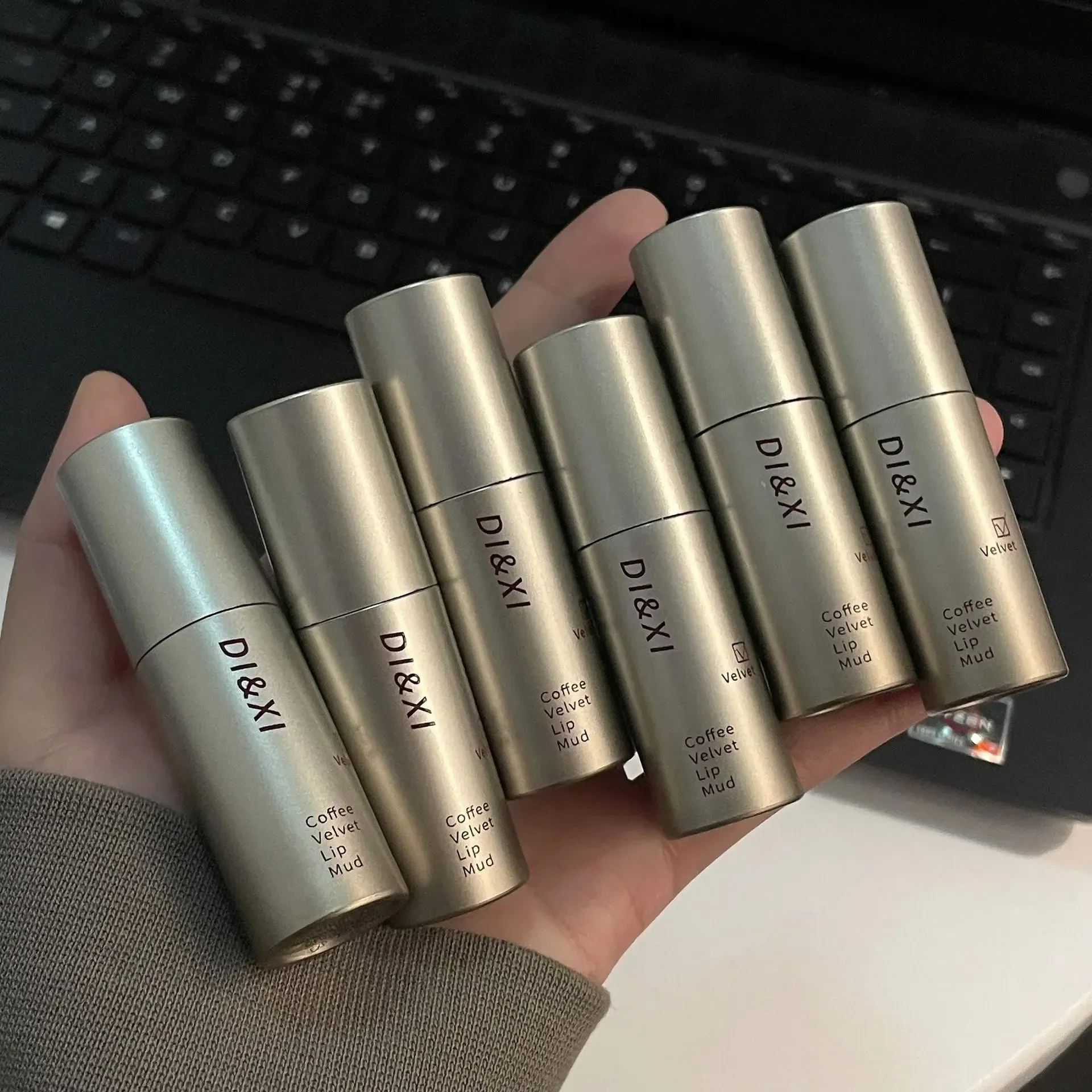 Dark Brown Matte Velvet Lip Gloss Waterproof Liquid Lipstick Nude Brown Lips Tint Mud Makeup Latte Coffee Lip Glaze Cosmetics — image 2