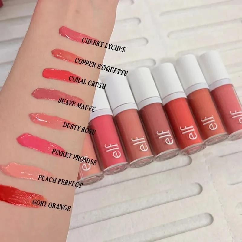 Bestseller Brands Elf Latest Style Multicolored Liquid Powder Blusher Highlight Contour Stick Long-Lasting Natural Cheek Rouge — image 7
