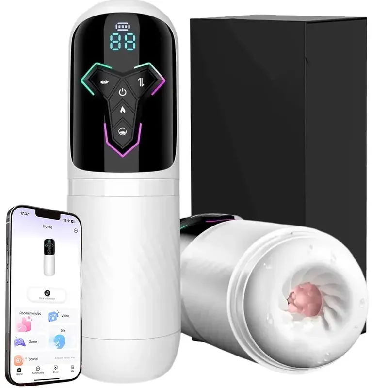 Automatic Male Masturbator Cup with Sucking Thrusting Heating Modes Stroker Blowiob Machine LCD Display Adult Sex Toy for Men — image 9