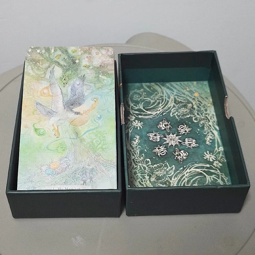 Verdance Tarot pakli merev dobozban 78 db Lyrical természet ihlette RWS Tarot kártyák Dupla dombornyomott karton 12*7cm — image 7