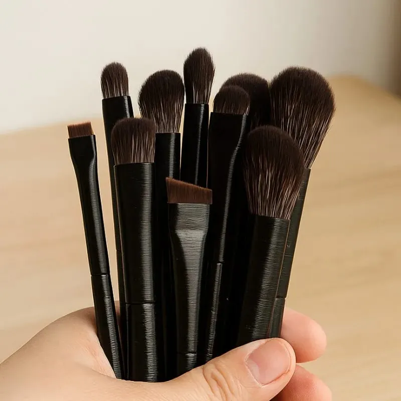 5/6PCS Professional Eyeshadow Brush Set Soft Contouring Eyeliner Eyebrow Makeup Brushes for Women Cosmetic Beauty Tools Kit — image 4