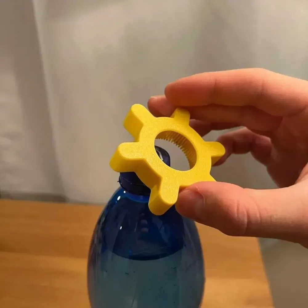 Portable Multi - function Yellow Plastic Bottle Opener | Rotary Design Must - have Kitchen Tool — image 6