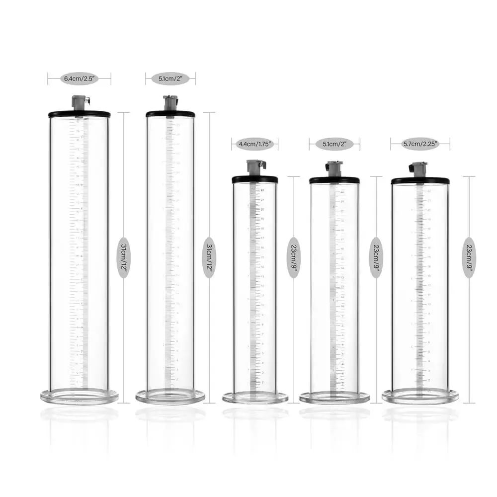Male Penis Enlarger Vacuum Pump Accessories Vacuum Penis Enlargement Device Masturbation Flange Pump Penis Cylinder Set Sex Toys