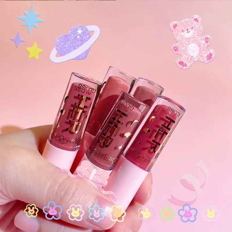 8 Colors Liquid Lipstick Waterproof Moisturizing Long Lasting Shiny Lip Gloss Natural Makeup Jelly Lip Glaze Shimmer Cosmetics — image 4