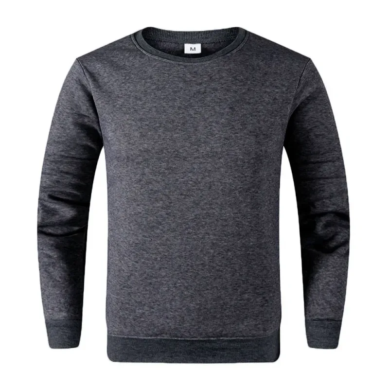 Men's Basic Pullovers Casual Sweatshirts for Men Women Solid Color Spring Autumn Hoodie Sports Long Sleeve Sweatshirt Techwear — image 13