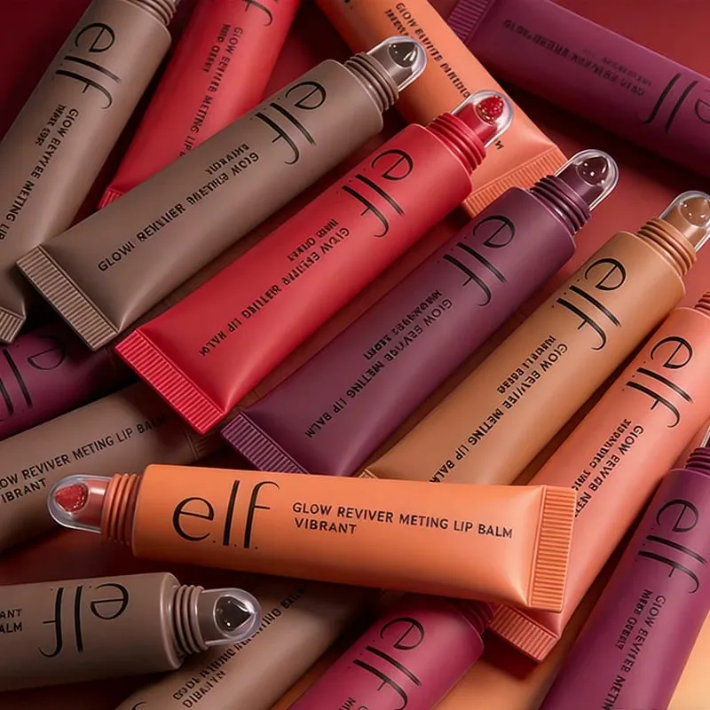 Elf Brand Portable Fruit Flavor Lip Gloss Lightweight Hydrating Nourishing Repairing Improve Lip Lines Tinted Lip Balm Cosmetic