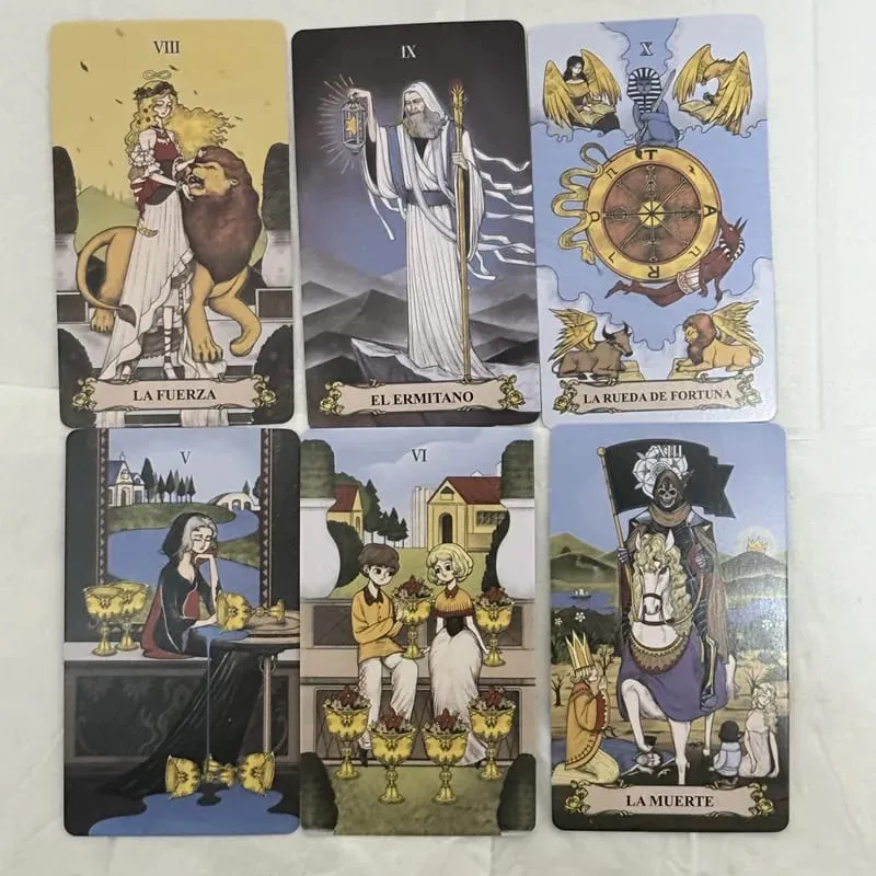 Secret Mirror Tatot Cards Spanish Edition 78 Card Deck Fate Divination Prophecy Card Family Party Game Tarot — image 3