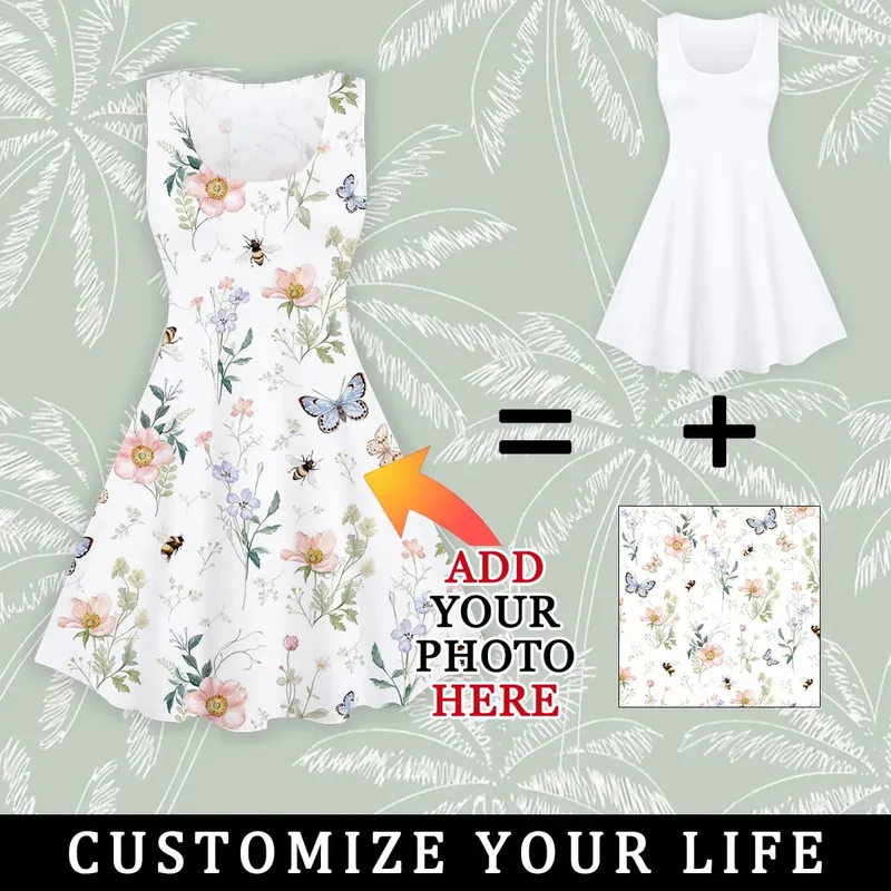 Women Summer Custom Dress ADD Your Design Customized Stretchy Slim Suspender Dresses Elegant Sexy Clothes Party Birthday Present — image 4
