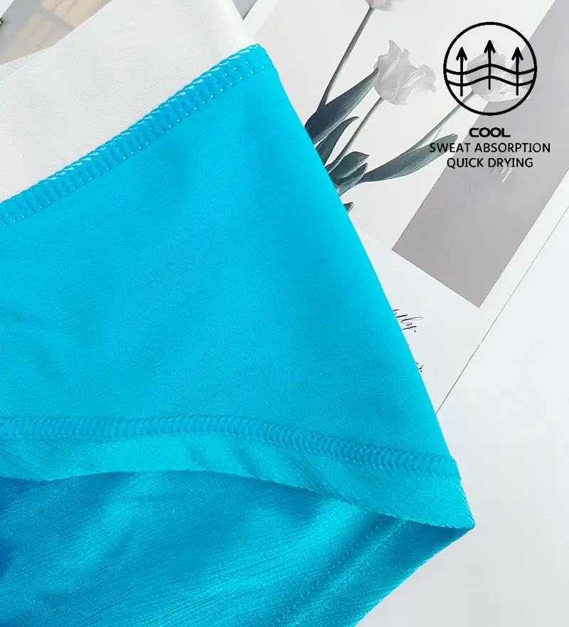 Bequeme Boxershorts für Herren, Jugend, reine Farbe, einfacher Stil, personalisierte quadratische Shorts, 1 Stück, flacher Winkel, Unterwäsche für Herren — image 4