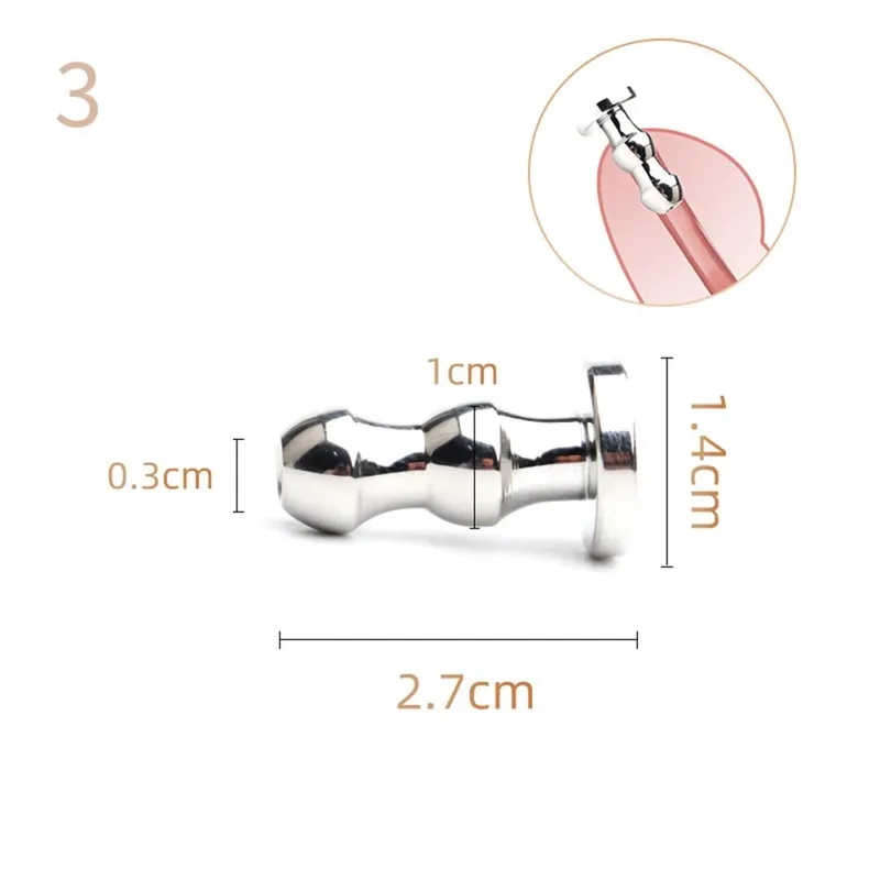 Male Stainless Steel Urethral Plug Urethral Dil Sounding Penis Plug Urethra Stimulate Dilator Masturbation Rod Sex Toys For Men