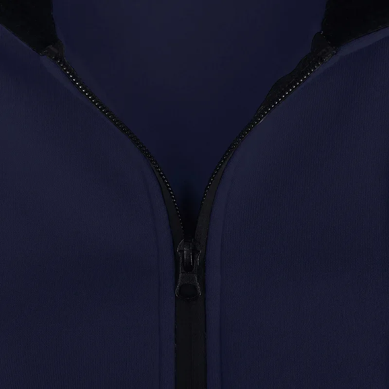 Baru 2026 Musim Gugur Kasual Lelaki Lengan Panjang Zip Bertudung Kot Sweatshirt Fesyen Lelaki Luaran Pakaian Sukan Jaket Hoodies — image 18