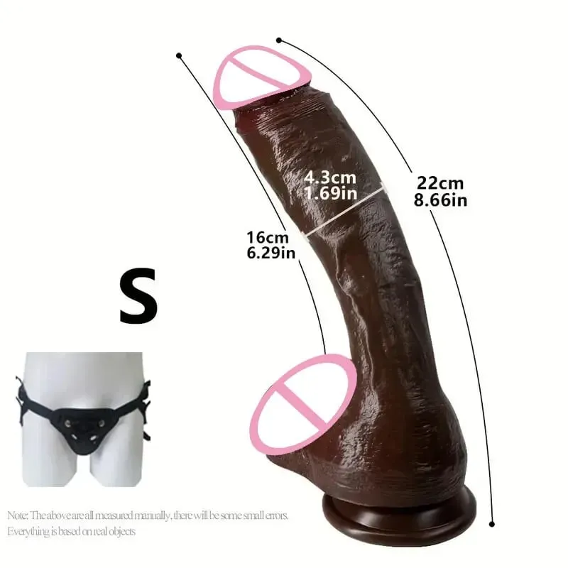 Oversized Realistic Dildo Huge Penis Penetration Anal Sex Toys For Women Masturbation Soft Dick Dildos Sexy Adult Sex Toy Gay — image 18