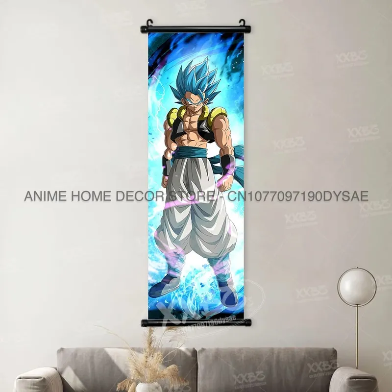 Dragon Ball Posters Anime Figures Wall Art Frieza Home Decor VegetaIII Scrolls Picture Goku Hanging Painting Son Gohan Wallpaper — image 23