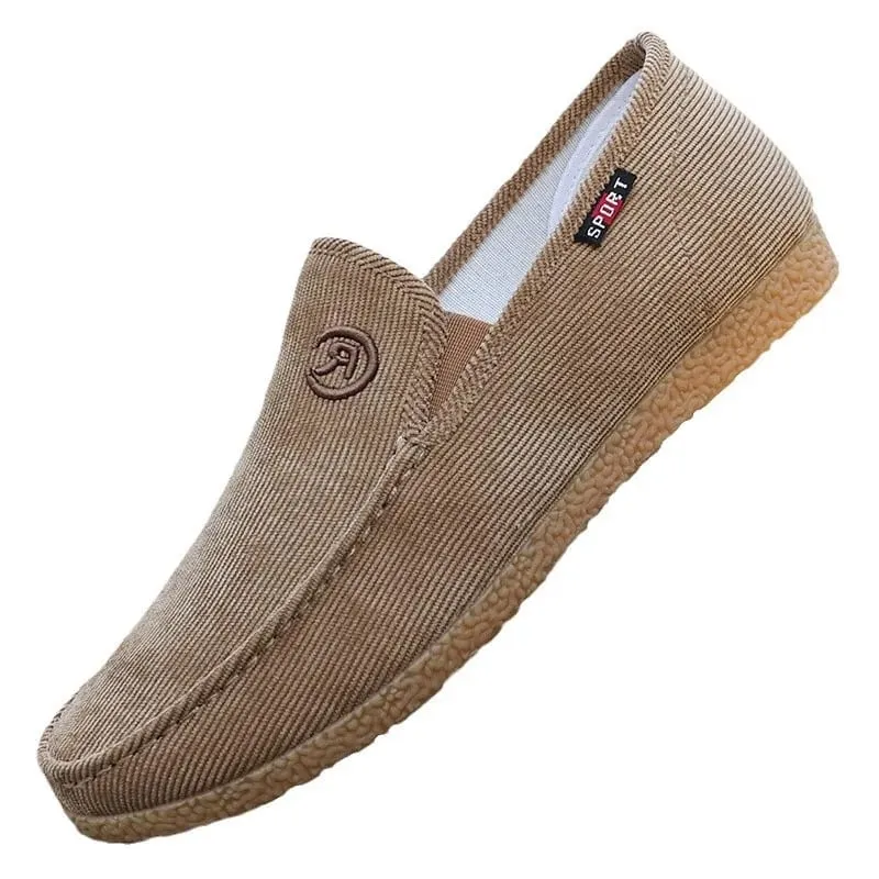 Men's canvas shoes spring and autumn season cloth shoes soft soled low cut casual shoes work shoes sneakers men 39-45