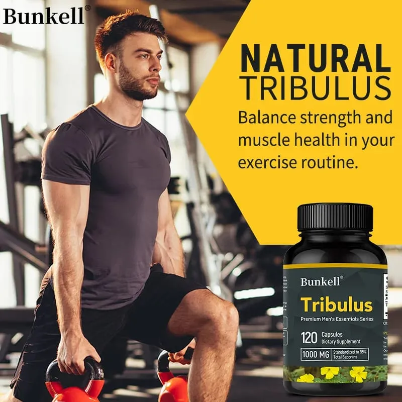 Tribulus Terrestris Capsules - Boosts Energy Improves Mood Enhances Endurance and Athletic Performance - 120 Capsules — image 2