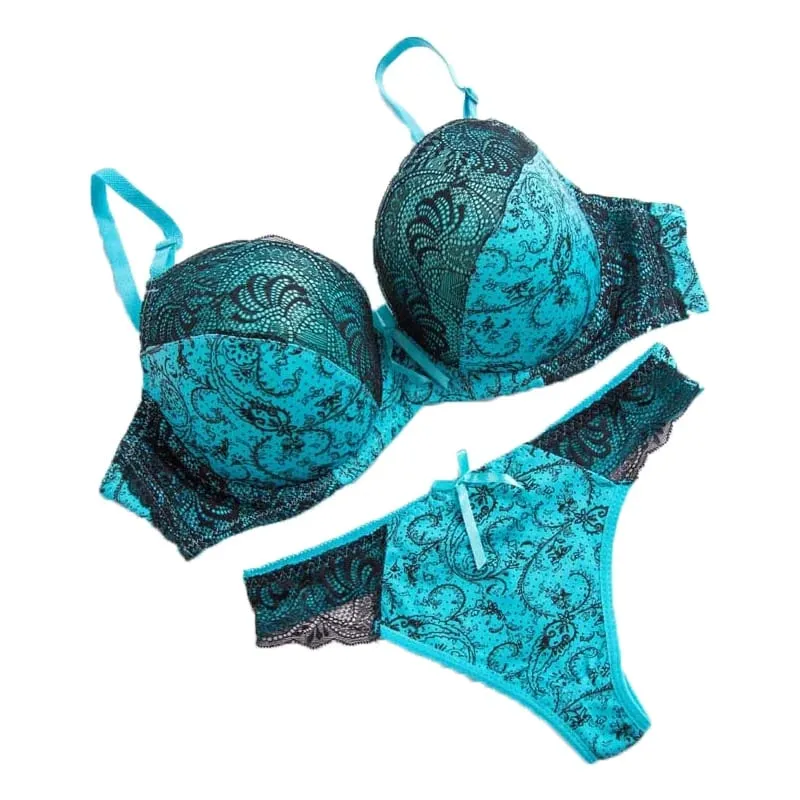 MOM Lady Lace Push Up BraS Sets 32/70 34/75 36/80 38/85 40/90 42/95 C D E F G Cup Underwear Panties Women Sexy Lingerie Bra B04 — image 10