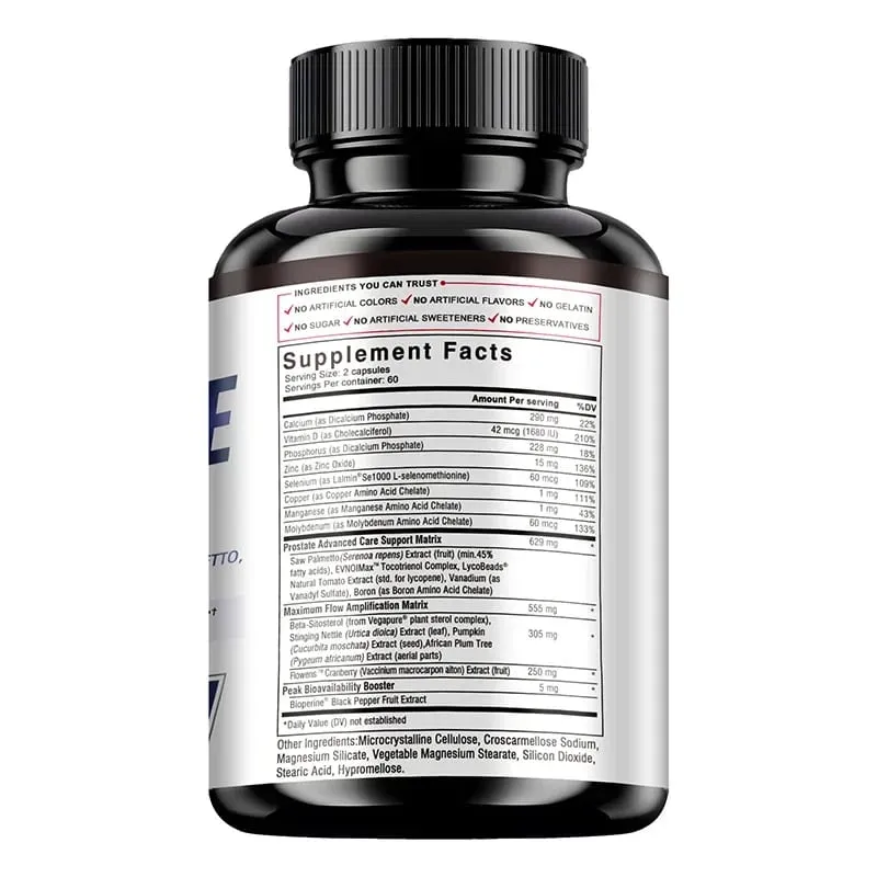 Prostate Health Supplement - Natural Saw Palmetto Extract Supports Prostate and Hair Health Improves Immunity — image 3
