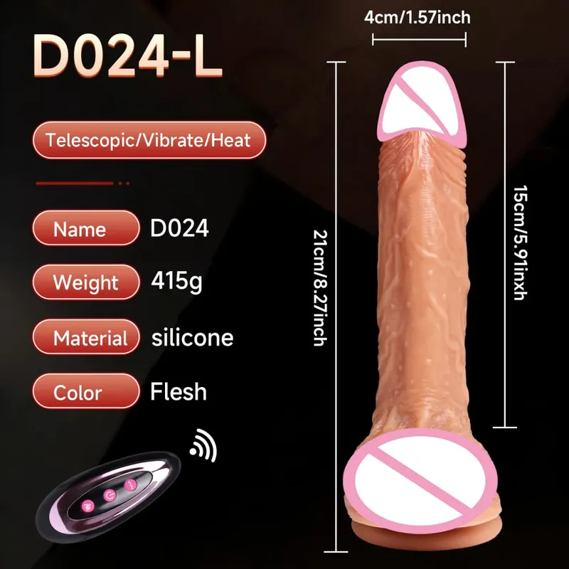 Wearable Realistic Dildo Vibrator Thrusting Penis Penetration Anal Vibration Adult Dildos Anal Sex Toy for Women Vibrators 18+ — image 12