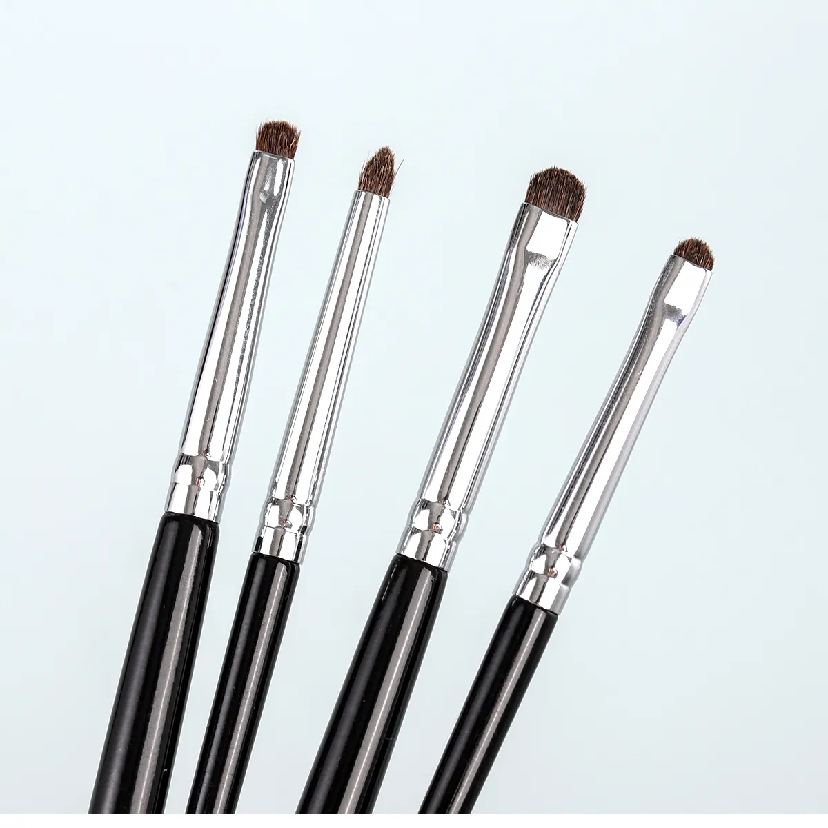 OVW 4PCS Eyeliner Smudge Horse Hair Eyeshadow Eyeliner Makeup Brushes Set Eye Blending Brush Makeup Crease Shadow Brush — image 2