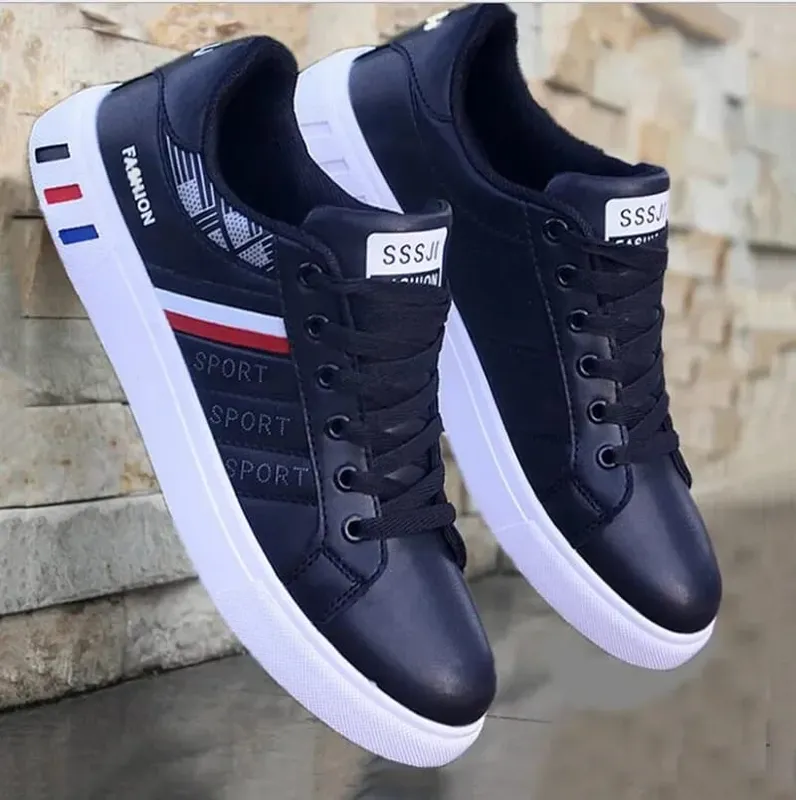 Fashion Sneakers Men Vulcanize Shoes Chunky Flat Comfortable Spring Autumn Platform Mens Shoes Sports Casual White Shoes 2025 — image 3